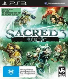 PS3 Sacred 3 First Edition includes Underworld Story and Malakhim Hero DLC - Picture 1 of 1