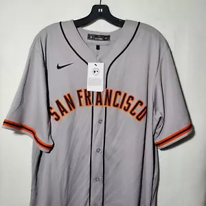 San Francisco Giants Jersey Men's XL Grey MLB Baseball Nike Authentic Team NWT - Picture 1 of 13