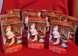 REVLON ColorSilk Permanent Hair Color Shade 50 Light Ash Brown Set of 11 NEW - Picture 1 of 2