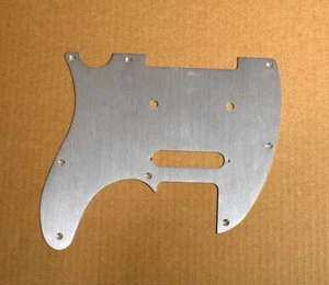 Brushed Aluminium TELECASTER SCRATCH PLATE Pickguard, Anodised - Picture 1 of 2