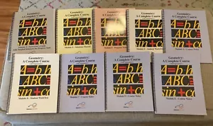 Geometry: A Complete Course With Trigonometry Assorted Module A, B, C, D, E - Picture 1 of 7