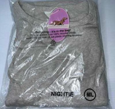 NWT LADIES PETER ALEXANDER OATMEAL NIGHTIE SIZE M / L - Image 1 of 3