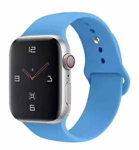 Apple Watch SE 2nd Gen) GPS/Cell 44mm Starlight Aluminium Case + Sky Sport Band - Picture 1 of 9