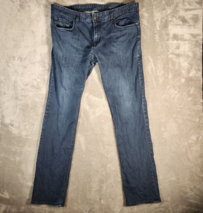 Calvin Klein Jeans Men's 38X34 Blue Straight Stretch Slim - Picture 1 of 15