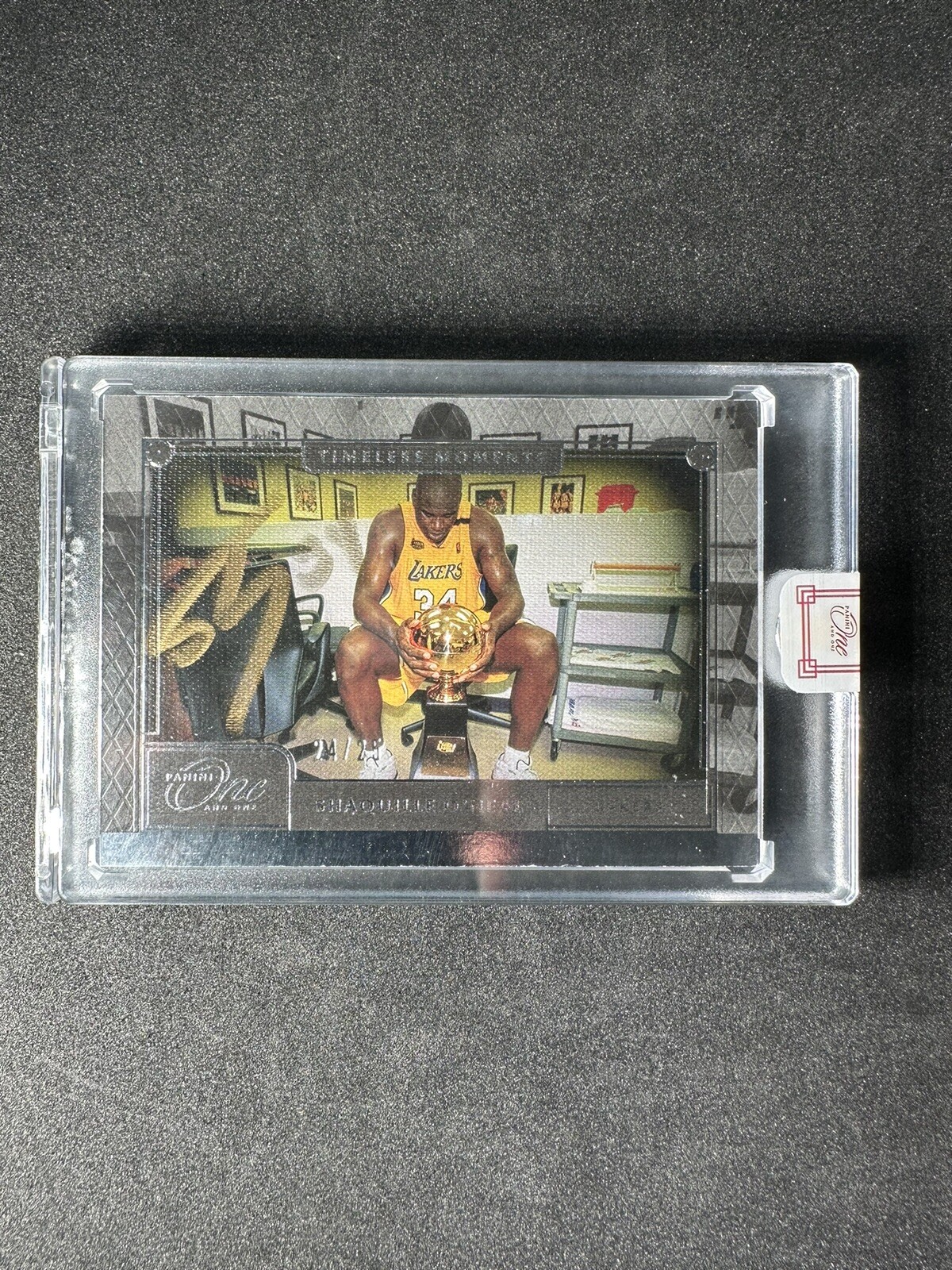 2020-21 Panini One And One Shaquille O’Neal Timeless Moments Auto /25 LA Lakers