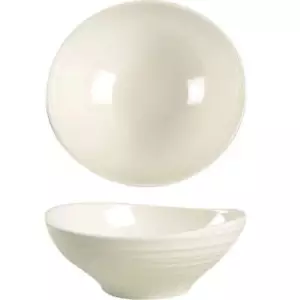 Tazón de cereal blanco remolino Mikasa 5869783 - Imagen 1 de 1
