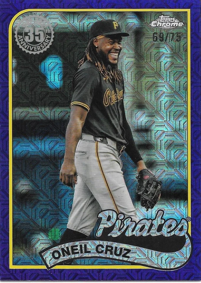 2024 Topps Update ONEIL CRUZ Purple Silver Pack  Mojo 69/75 -PITTSBURGH PIRATES- - Image 1 of 1