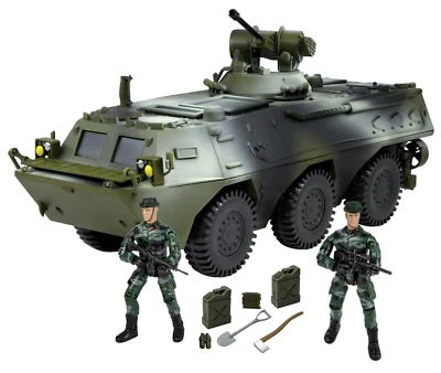 INFANTRY FIGHTING VEHICLE 38cm & 2 FIGURES - World Peacekeepers Age 3+ - Image 1 of 2