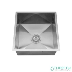 BadundKüche Stainless Steel Under/Overmount Single Sink 380 x 440 x 230mm BKS34 - Picture 1 of 2