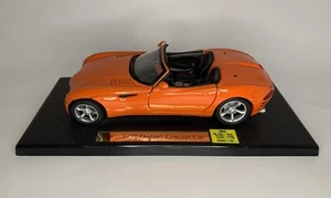 Dodge Concept Car 1997 1/18 Scale Diecast Anson Orange Convertible Model Car - Picture 1 of 21