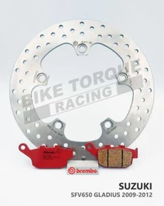 Brembo Serie Oro Rear Disc and SP Pads fits Suzuki SFV650 Gladius 2009-2012 - Picture 1 of 1