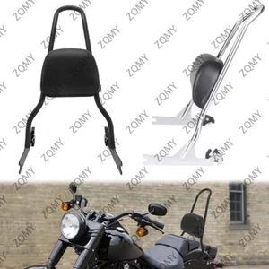 Motorrad Detachable Passenger Backrest Sissy Bar for Sofitail Fatboy EFI FLSTFI - Picture 1 of 10