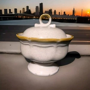 Mikasa Japan Garden Club Sugar Bowl Covered With Lid 5"H EC400 - Picture 1 of 5