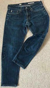 ADRIANO ORAFO jeans denim uomo pantaloni blu denim 31 GEFFEN slouchy slim - Foto 1 di 12