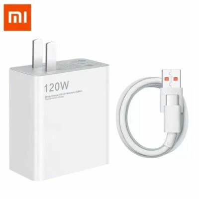 Cargador Rápido Original Xiaomi 120W para Black Shark 4/4 Pro/Mi 10/10T 11 Pro/Ultra Foto 1 de 4