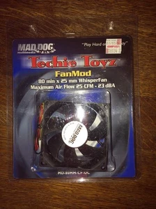 Mad Dog Techie Toyz FanMod #MD-80MM-CF-UC Computer Repair New!!! - Picture 1 of 3