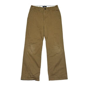 American Eagle Pants Mens 28 X 28 Original Straight Tan Chino Flat Front - Picture 1 of 10