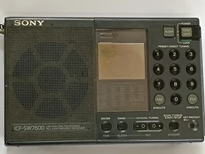 Radio krótkofalowe Sony ICF SW 7600 nie działa na części na części - Zdjęcie 1 z 8
