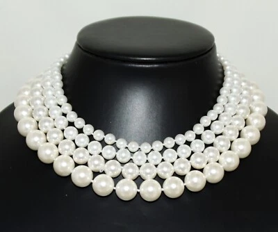 Muschelkern Perlen-Armband,Fußkettchen,Halskette 17-60 cm 1 St. P. Ø 6-12 mm neu - Bild 1 von 2