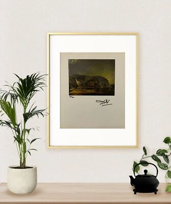 Litografía original de Salvador Dalí, 1974 firmada, certificado de autenticidad y tasación por $3,500 usd Foto 1 de 4