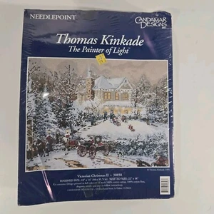 DISEÑOS DE CANDAMAR PUNTO DE CRUZ THOMAS KINKADE Victoriano Navidad II - Imagen 1 de 4
