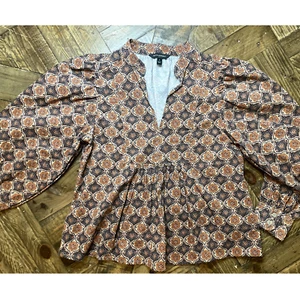 Banana Republic Corduroy Pleated top SIze Sm - Picture 1 of 8