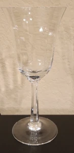 LENOX CRYSTAL ~ALLURE~OPTIC~WINE GLASS~PANELED BOWL~BLOWN GLASS~6 3/4"~ELEGANT~ - Picture 1 of 7