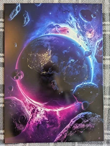 Displate Metal Poster - Oblivion Galaxy - Medium - Magnet & Protective Leaf - Picture 1 of 4