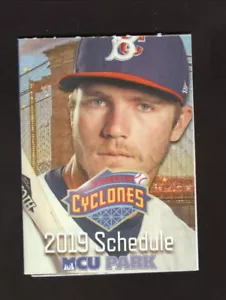 Brooklyn Cyclones--Michael Conforto--Horario 2019--Unicipal Credit Union--Mets - Imagen 1 de 2