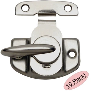*10 Pack* Designers Impressions Satin Nickel Cam-Action Window Sash Lock: 53621 - Bild 1 von 1