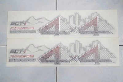 2PC TOYOTA HILUX VIGO 2012 ECT-I  AUTOMATIC CRUISE CONTROL GENUINE STICKER - Image 1 of 4
