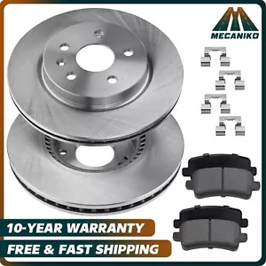 Rear Brake Rotors + Brake Pads for Cadillac XTS Buick Regal Chevrolet Impala - Picture 1 of 9