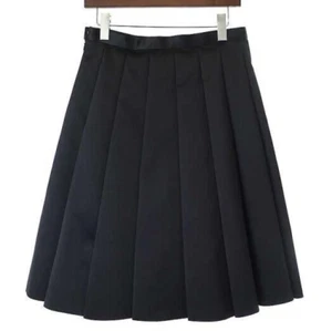 Junya Watanabe Comme Des Garcons 15Aw Satin Volume Pleated Skirt Black From JP - Picture 1 of 5