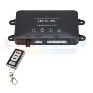 LEDGlow Replacement Single Color Underbody Light Kit Control Box & Remote - Bild 1 von 2
