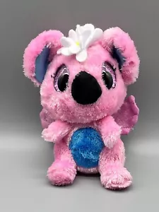 Hatchimals Plush Wings 6” Stuffed Animal Glitter Eyes Blue And Pink - Picture 1 of 3