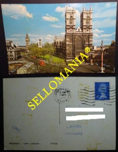 POSTCARD LONDON WESTMINSTER ABBEY LONDRES ENGLAND INGLATERRA CC04854 UK - Picture 1 of 1