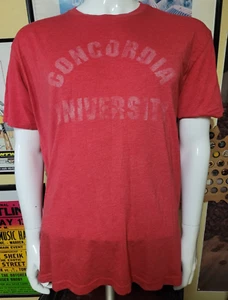 Maglietta Concordia University Ann Arbor Cardinals retrò classica blocco XL - Foto 1 di 3
