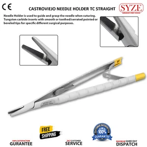 Needle Holder Forceps Castroviejo Instrument Suturing Surgical Needle Driver "14 - Picture 1 of 3