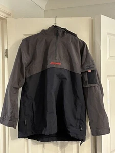 Vintage Mizuno Golf Sports Half Zip Pullover Jacket Navy Blue Grey Large Y2K - Picture 1 of 17