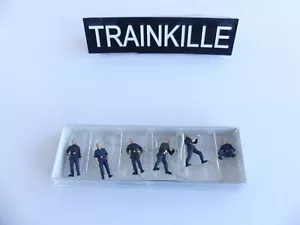 PREISER HO 1: 87 / 10233 PERSONNAGES POMPIERS FRANCAIS - Picture 1 of 2
