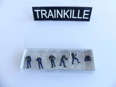 PREISER HO 1: 87 / 10233 PERSONNAGES POMPIERS FRANCAIS