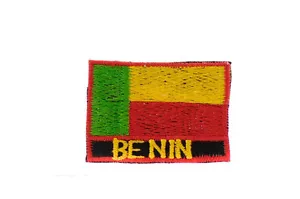 Stickerei Aufnäher Flagge Benin AF-A40 - Bild 1 von 1