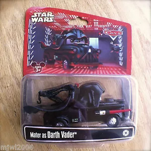 Disney PIXAR Cars STAR WARS Mater as DARTH VADER diecast RARE Disney Parks - Picture 1 of 12