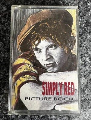 SIMPLY RED PICTURE BOOK CASSETTE TAPE ALBUM 1985 EU RELEASE EKT27C EX /VG+ - Image 1 of 4