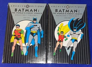 SEALED DC COMIC Archive Edition Batman World's Finest Vol.1 & 2 HC BOOK Robin - Bild 1 von 3