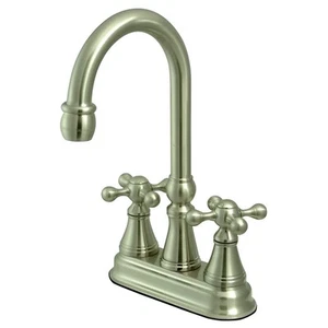 KS2498KX Regler Bar Wasserhahn ohne Pop-Up, 5 Zoll, Nickel gebürstet - Bild 1 von 2