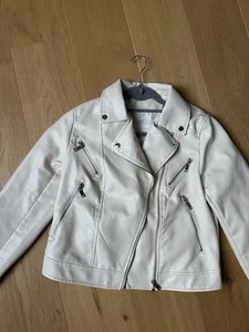 Kunstlederjacke M PageOn Jacke Biker Weiß - Bild 1 von 2