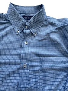 Southern Tide Button Down Shirt Mens Sz Large L Blue Charleston Stretch Cooling - Picture 1 of 6