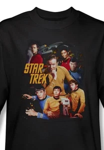 Star Trek The Original Series Main Crew Cast At The Controls T-Shirt NEU UNGETRAGEN - Bild 1 von 1