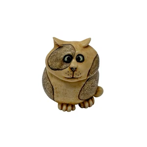 Seltene 2001 Harmony Ball Pot Bellys NOVIO Katzenfigur mit Maus im Bauch EUC - Bild 1 von 8